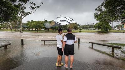 All Schools In SE QLD Closed As Cyclone Debbie Dumps Shitload Of Rain
