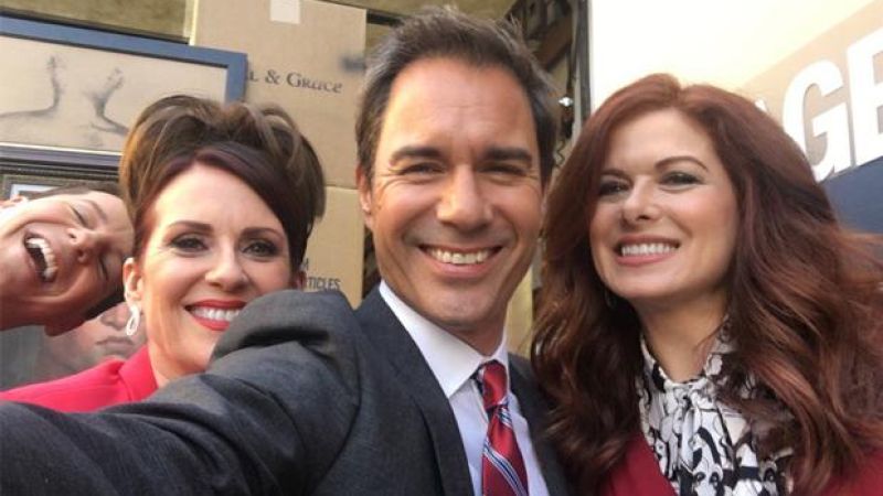 The ‘Will & Grace’ Cast Shared Selfies From The Set & Oh Boy It’s Happening