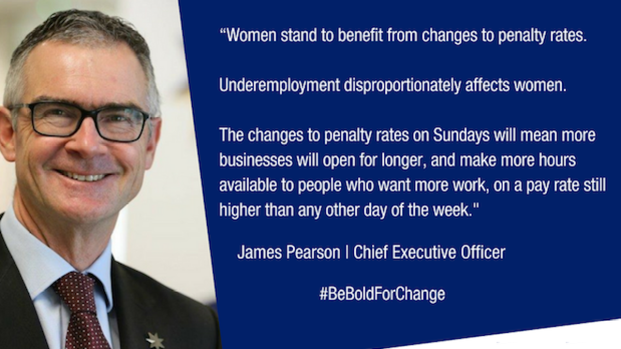 Aus Chamber Used IWD To Celebrate Penalty Rate Cuts & Twitter Is Ropeable