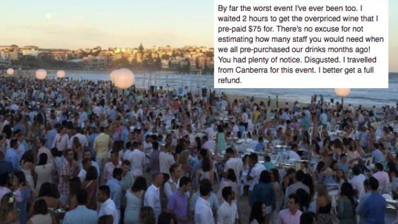 Angry Boomers Flood Bondi Food Event FB Page After It All Goes To Shit