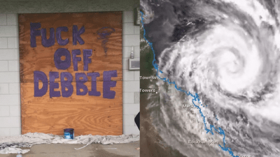 QLDers Smack Bang In Cyclone Debbie’s Path Are Refusing To Evacuate