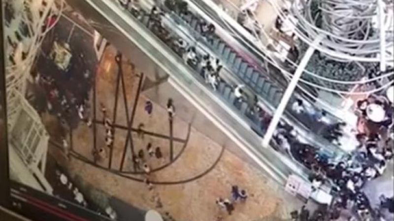WATCH: Malfunctioning Escalator Takes Hong Kong Shoppers On Terrifying Ride