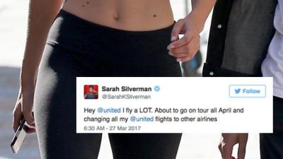 Chrissy Teigen & Sarah Silverman To Boycott Airline After Leggings Fiasco