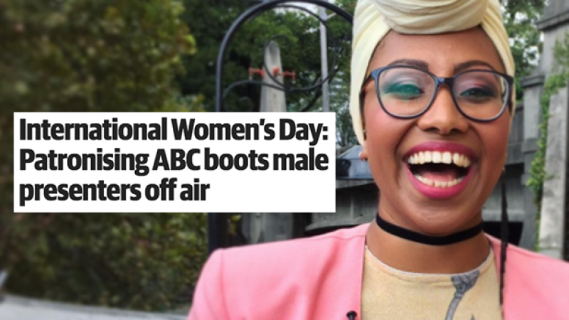 Daily Tele Fuming Over ABC / Triple J’s All-Female Int’l Women’s Day Lineup
