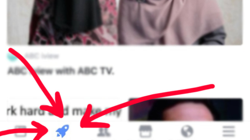 Here’s What The Facebook App’s Schmick New Rocket Ship Button Does