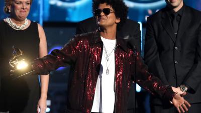 We Finally Know The Deal With Bruno Mars’ Mystery Grammys Guest