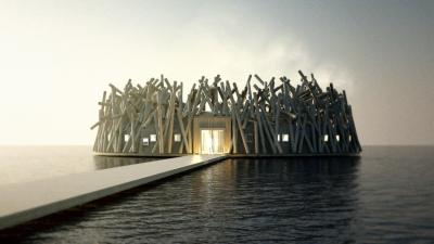 A Futuristic, Floating ‘Arctic Bath’ Wellness Hotel Is Opening In Sweden