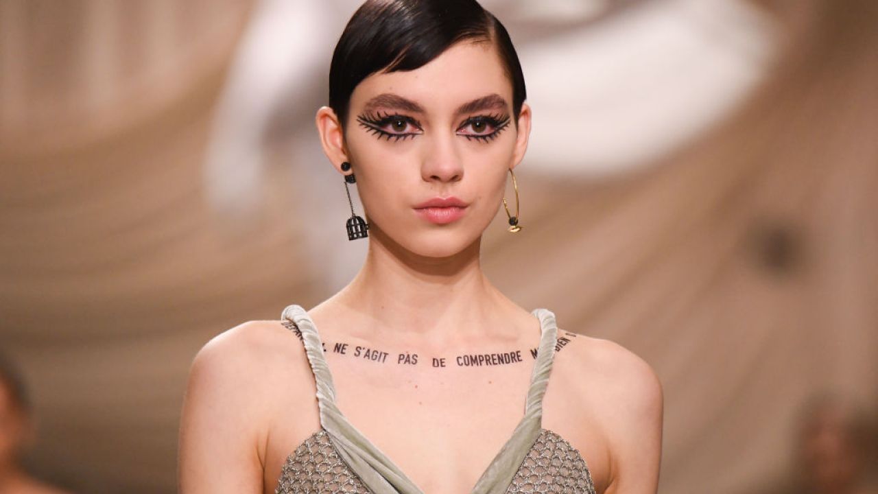 Dior Has No Ragrets, Debuts Neck Tattoos On Its SS18 Haute Couture Runway