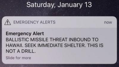 Pic Of The Hawaii Missile Alert System Shows It Is Kinda Confusing, Actually