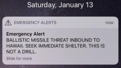 ‘Seek Immediate Shelter’: Missile Alert Text Sent Out By Mistake In Hawaii