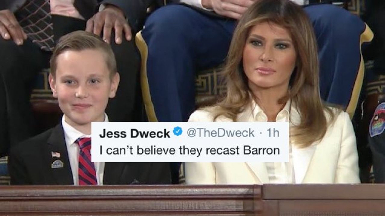 It Appears That Barron Trump Has Been Replaced By Some Other Child