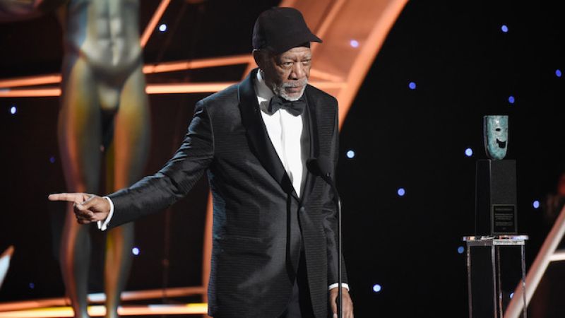 Morgan Freeman Takes Aim At Gendered Statuette In SAG Acceptance Speech