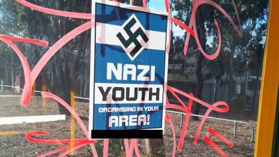 Oh Good: A Whole Bunch Of Nazi Posters Popped Up All Over Oz Today