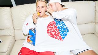 WIN: One Of Those Ridic Two-Headed Sweaters Doritos Made For Valentine’s Day