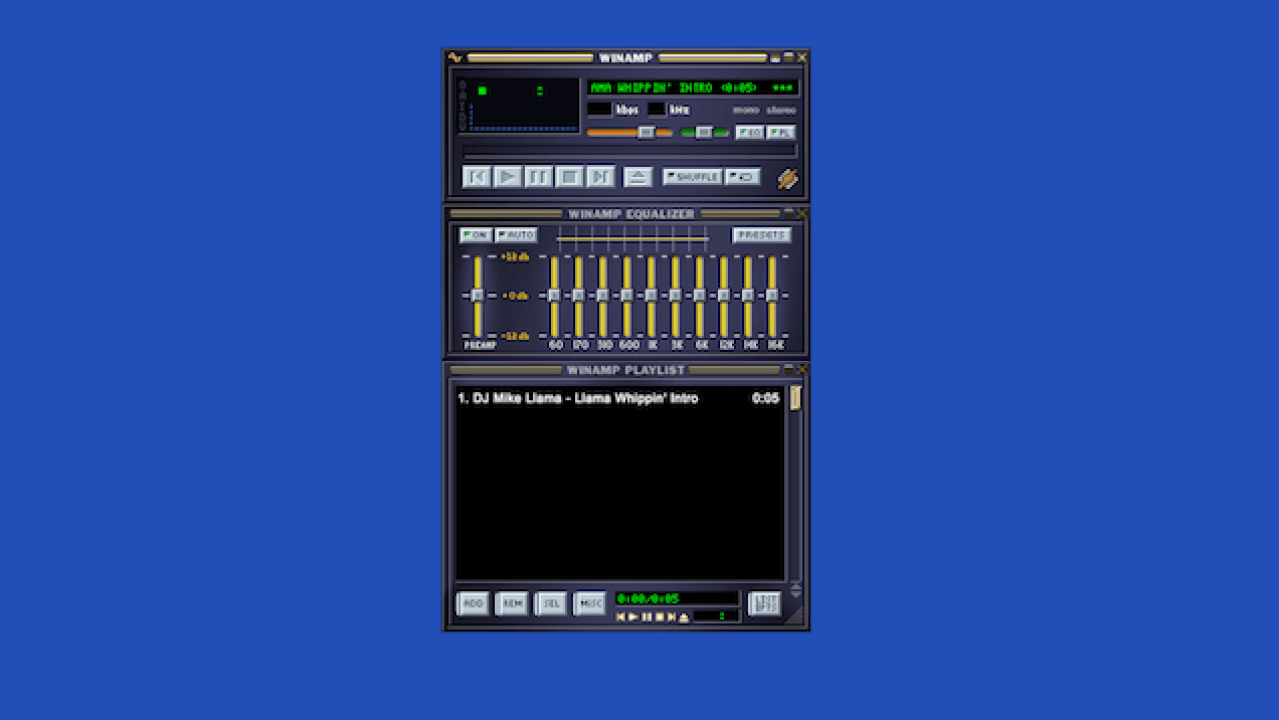 Play Your Virus-Ridden Limewire MP3s On This Browser Version Of Winamp