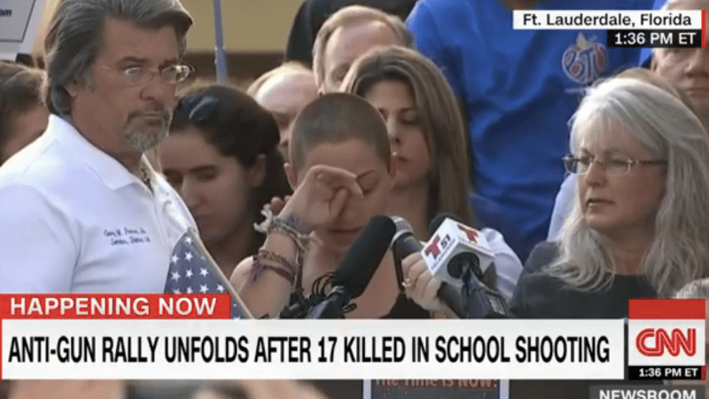 Florida School Shooting Survivor’s Powerful Anti-Gun Speech Goes Viral