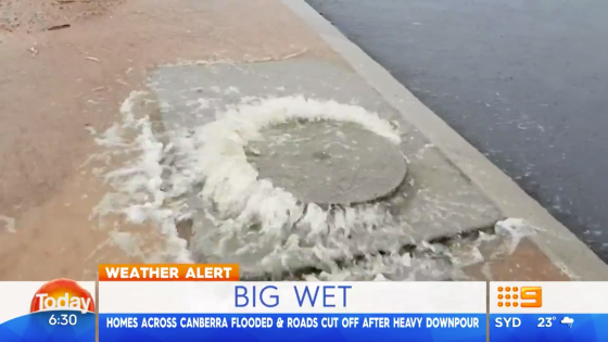 Bit Wet In Sydney, Isn’t It?