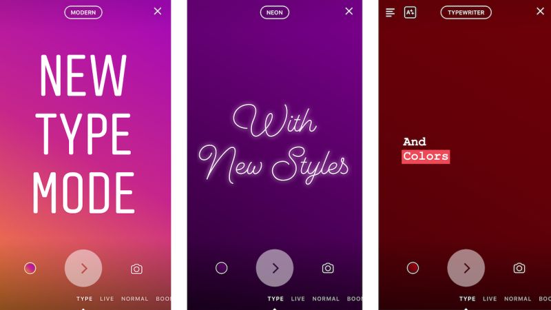 Instagram Now Lets You Add Text-Only Slides With Pretty Fonts To Yr Stories