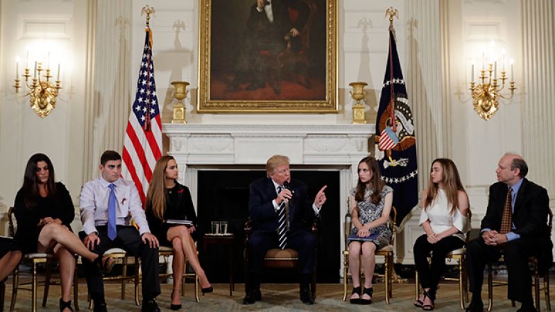Trump Advocated Arming Teachers In A Wild “Listening Session” On Gun Control