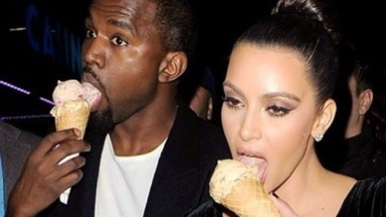 Kanye’s Glorious Return To Insta Was A 7-Hour V-Day Tribute To Kim K