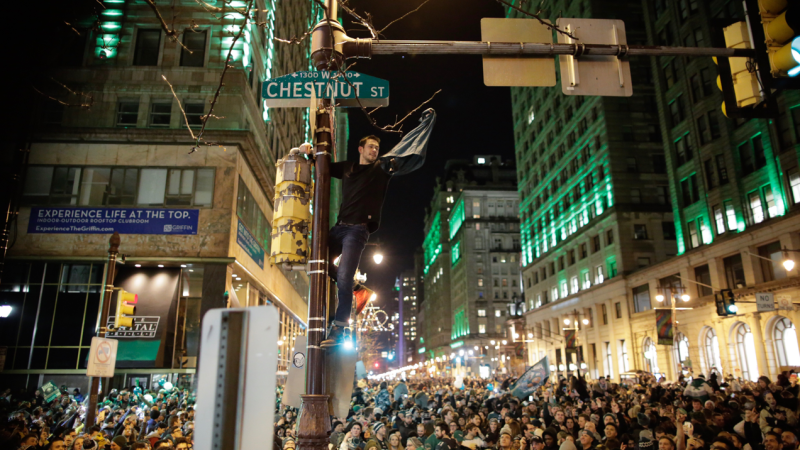 Philly Fans Have Gone On A City-Wide Rampage After Winning The Super Bowl