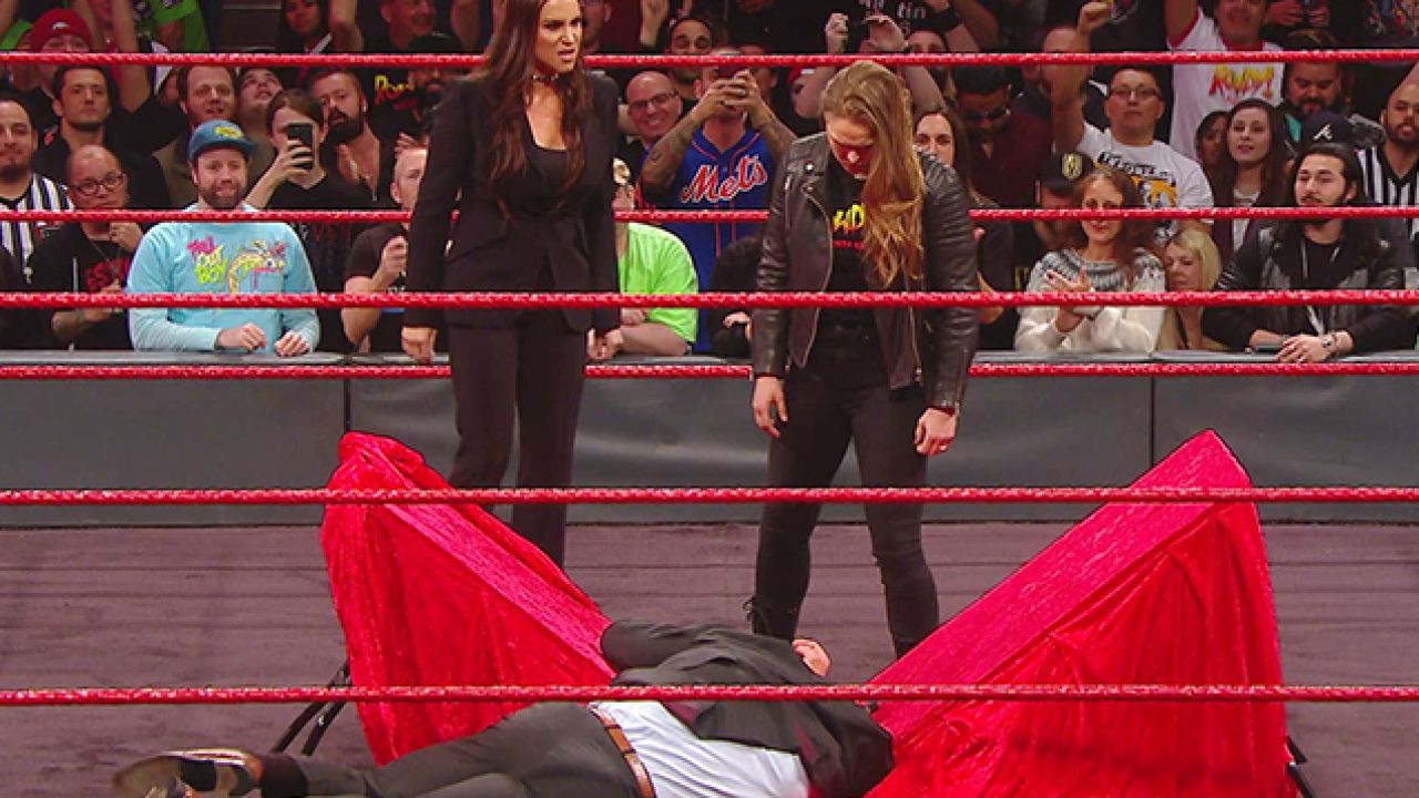 Ronda Rousey Bodied Triple H & Will Officially Compete At WWE WrestleMania