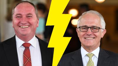 Politics Nerds Have Been LIVING For The Malcolm / Barnaby Drama This Arvo