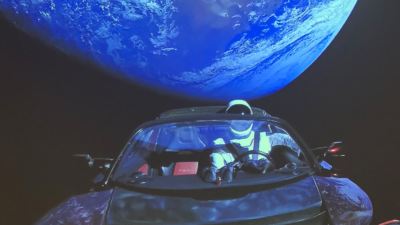 Elon Musk Launched His Own Tesla Into Space With A Stupid-Powerful Rocket