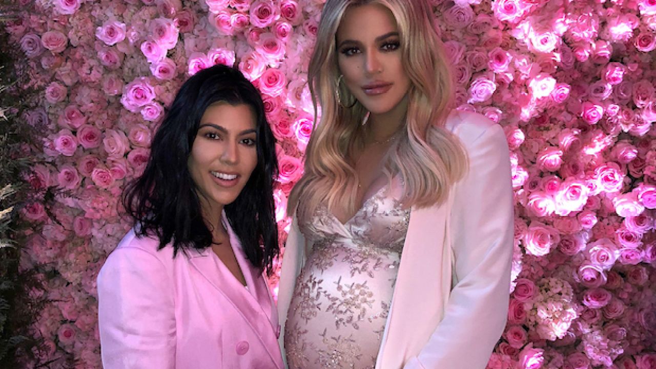 Khloé Kardashian’s Baby Shower Was A Hayfever Nightmare Of Flower Walls