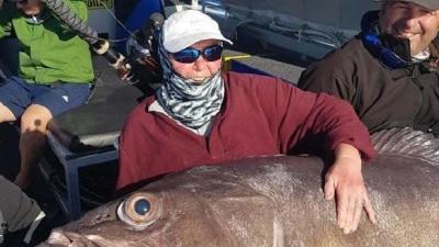 A Woman In Perth Caught A Monster Demon Fish That’s Surely Been Eating Humans