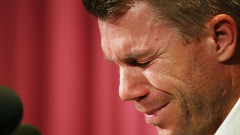 David Warner Breaks Down While Admitting His Role In Ball-Tampering Scandal