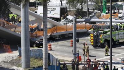 Multiple People Dead After 5-Day-Old Pedestrian Bridge Collapses In Miami