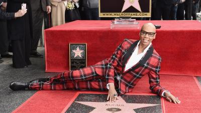 Living Legend RuPaul Honoured With A Star On The Hollywood Walk Of Fame