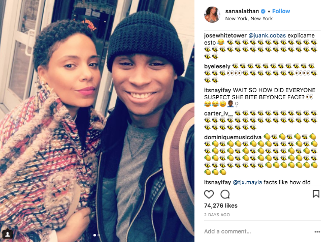 Actress Sanaa Lathan Is Now The Prime Suspect In The Beyoncé Face-Biting