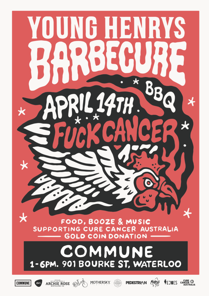 The Young Henrys ‘Fuck Cancer’ Barbe-Cure Is Back Again For 2018