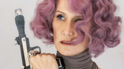 Laura Dern Saying “Pew” As She Fired Her Laser Made It Into ‘The Last Jedi’