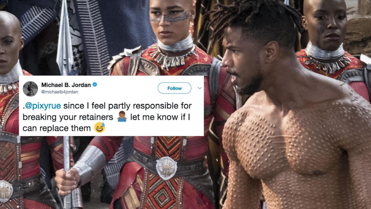 Michael B. Jordan Offers To Fix Fan’s Retainers After Thirst-Based Breakage