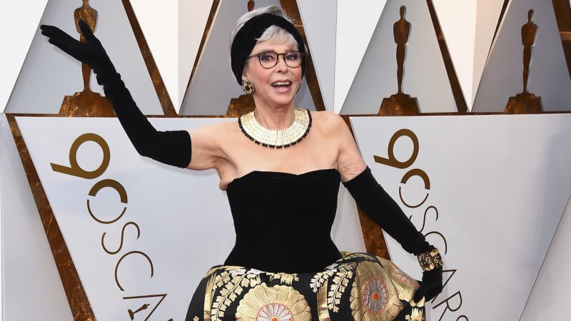 Hollywood Legend Rita Moreno Keeps Promise To Re-Wear Her 1962 Oscars Dress