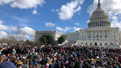 Students Across The U.S. Walk Out Of Classrooms In Mass Gun Violence Protest