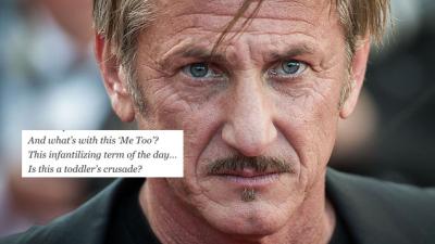 Sean Penn Isn’t Happy With #MeToo & He’s Done A Poem About It For You