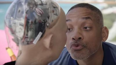 WATCH: Will Smith Is So Not ‘Hitch’ On His Date With Sophia The Robot  