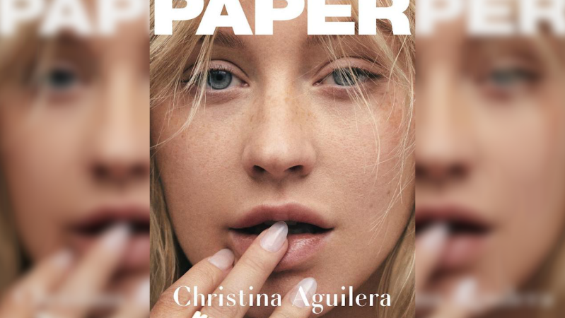 Christina Aguilera’s Freckles Get Their Day In The Sun On Huge PAPER Cover