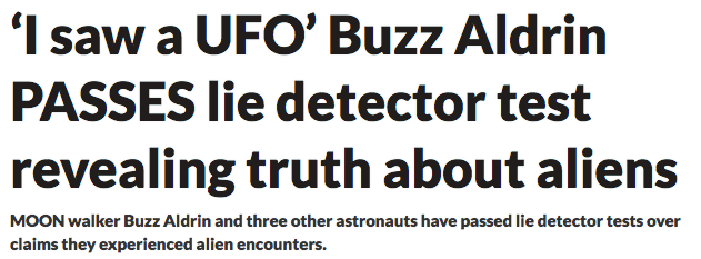 Totally Legit Report Says Buzz Aldrin Saw Aliens When He Was Up In Space