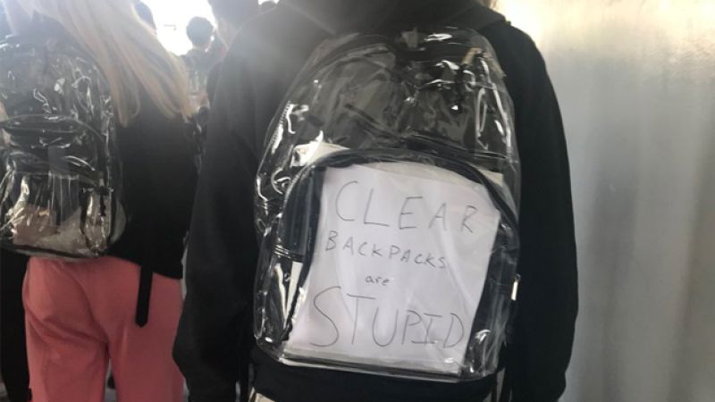 Parkland Survivors Are Railing Against Their New “Safer” Clear Backpacks