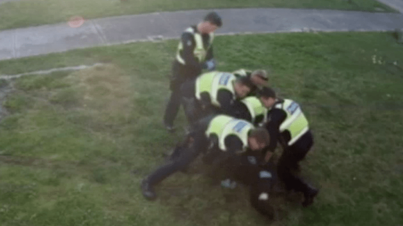 Melbourne Cops Caught On CCTV Pinning Down And Beating Disabled Pensioner
