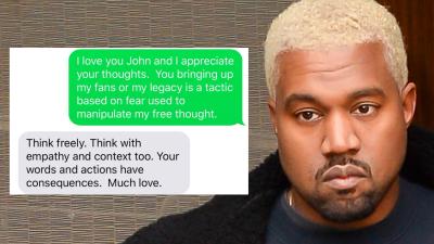 Kanye West Tweets Messages From Old Mate John Legend Asking Him To Chill