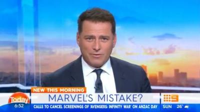 A Mad Karl Stefanovic, ANZAC Day, ‘Avengers’ & Twitter Reacting To It All