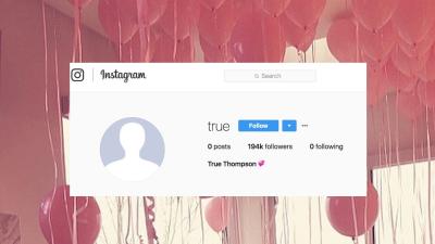 True Thompson, One Week Old, Already Has An Instagram Nearing 200K Followers