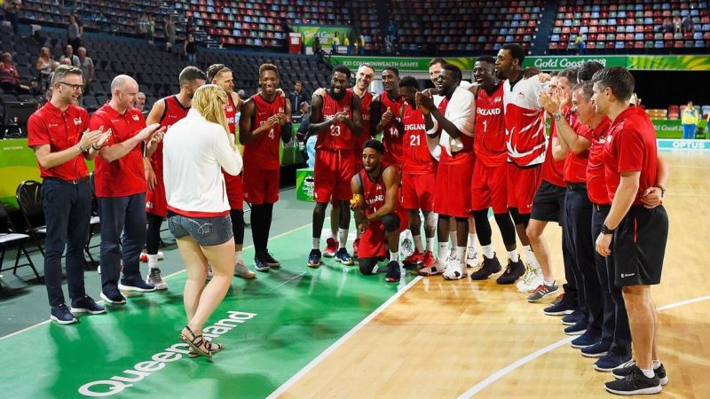 Basketball Player Flaunts Endless Love By Proposing At Comm-Games 