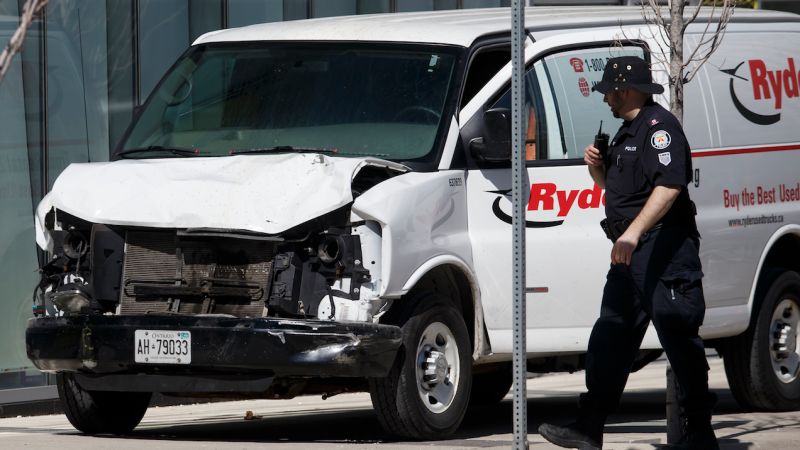 9 Dead, 16 Injured After Van Mounts Curb Near Busy Toronto Intersection